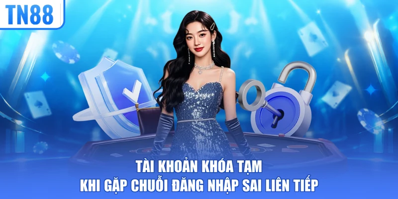 Tài khoản khóa tạm khi gặp chuỗi đăng nhập sai liên tiếp